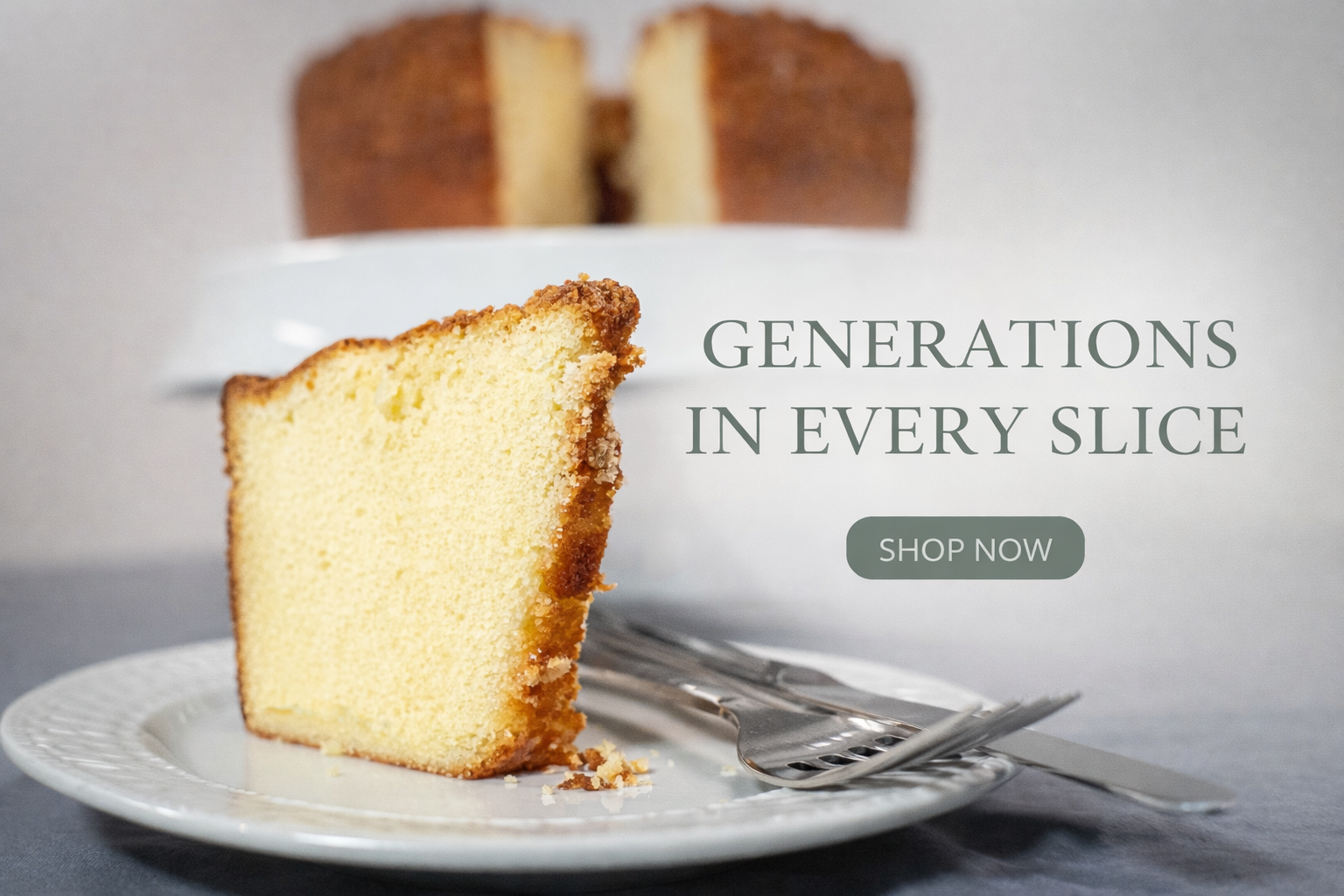 Generations in Every Slice promotional banner for Granny's Gift